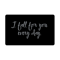 Load image into Gallery viewer, I fall for you every day Wallet Card for Valentines Day Birthday Christmas Anniversary – front view
