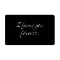 Load image into Gallery viewer, I fiance you forever Wallet Card for Valentines Day Birthday Christmas Anniversary – front view
