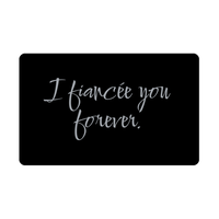 Load image into Gallery viewer, I fiancee you forever Wallet Card for Valentines Day Birthday Christmas Anniversary – front view

