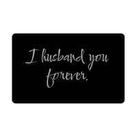 Load image into Gallery viewer, I husband you forever Wallet Card for Valentines Day Birthday Christmas Anniversary – front view

