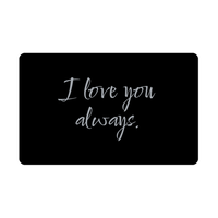 Load image into Gallery viewer, I love you always Wallet Card for Valentines Day Birthday Christmas Anniversary – front view
