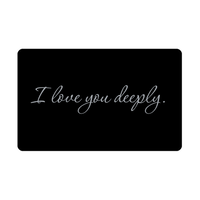 Load image into Gallery viewer, I love you deeply Wallet Card for Valentines Day Birthday Christmas Anniversary – front view
