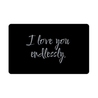 Load image into Gallery viewer, I love you endlessly Wallet Card for Valentines Day Birthday Christmas Anniversary – front view
