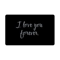 Load image into Gallery viewer, I love you forever Wallet Card for Valentines Day Birthday Christmas Anniversary – front view
