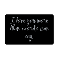 Load image into Gallery viewer, I love you more than words can say Wallet Card for Valentines Day Birthday Christmas Anniversary – front view
