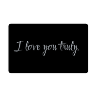 Load image into Gallery viewer, I love you truly Wallet Card for Valentines Day Birthday Christmas Anniversary – front view

