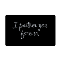 Load image into Gallery viewer, I partner you forever Wallet Card for Valentines Day Birthday Christmas Anniversary – front view
