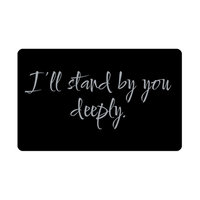 Load image into Gallery viewer, Ill stand by you deeply Wallet Card for Valentines Day Birthday Christmas Anniversary – front view
