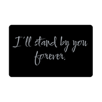 Load image into Gallery viewer, Ill stand by you forever Wallet Card for Valentines Day Birthday Christmas Anniversary – front view
