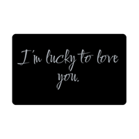 Load image into Gallery viewer, Im lucky to love you Wallet Card for Valentines Day Birthday Christmas Anniversary – front view

