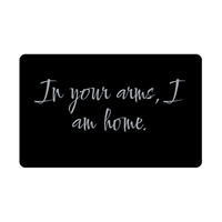 Load image into Gallery viewer, In your arms I am home Wallet Card for Valentines Day Birthday Christmas Anniversary – front view
