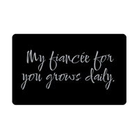 Load image into Gallery viewer, My fiancee for you grows daily Wallet Card for Valentines Day Birthday Christmas Anniversary – front view
