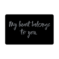 Load image into Gallery viewer, My heart belongs to you Wallet Card for Valentines Day Birthday Christmas Anniversary – front view
