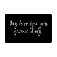 Load image into Gallery viewer, My love for you grows daily Wallet Card for Valentines Day Birthday Christmas Anniversary – front view

