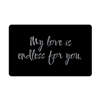 Load image into Gallery viewer, My love is endless for you Wallet Card for Valentines Day Birthday Christmas Anniversary – front view
