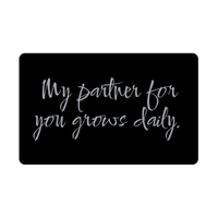 Load image into Gallery viewer, My partner for you grows daily Wallet Card for Valentines Day Birthday Christmas Anniversary – front view
