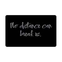 Load image into Gallery viewer, No distance can break us Wallet Card for Valentines Day Birthday Christmas Anniversary – front view

