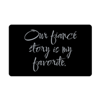 Load image into Gallery viewer, Our fiance story is my favorite Wallet Card for Valentines Day Birthday Christmas Anniversary – front view
