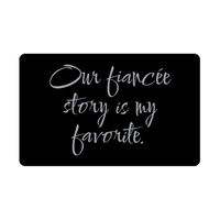 Load image into Gallery viewer, Our fiancee story is my favorite Wallet Card for Valentines Day Birthday Christmas Anniversary – front view
