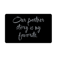 Load image into Gallery viewer, Our partner story is my favorite Wallet Card for Valentines Day Birthday Christmas Anniversary – front view
