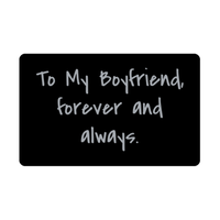 Load image into Gallery viewer, To My Boyfriend forever and always Wallet Card for Valentines Day Birthday Christmas Anniversary – front view
