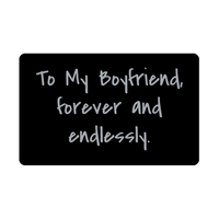 Load image into Gallery viewer, To My Boyfriend forever and endlessly Wallet Card for Valentines Day Birthday Christmas Anniversary – front view
