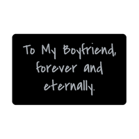 Load image into Gallery viewer, To My Boyfriend forever and eternally Wallet Card for Valentines Day Birthday Christmas Anniversary – front view
