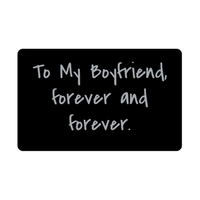 Load image into Gallery viewer, To My Boyfriend forever and forever Wallet Card for Valentines Day Birthday Christmas Anniversary – front view
