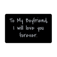Load image into Gallery viewer, To My Boyfriend I will love you forever Wallet Card for Valentines Day Birthday Christmas Anniversary – front view

