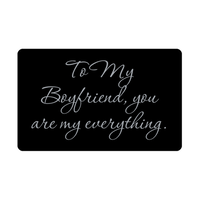 Load image into Gallery viewer, To My Boyfriend you are my everything Wallet Card for Valentines Day Birthday Christmas Anniversary – front view
