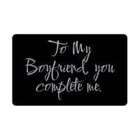 Load image into Gallery viewer, To My Boyfriend you complete me Wallet Card for Valentines Day Birthday Christmas Anniversary – front view
