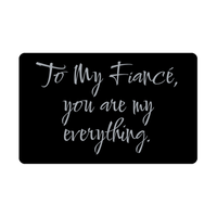 Load image into Gallery viewer, To My Fiance you are my everything Wallet Card for Valentines Day Birthday Christmas Anniversary – front view
