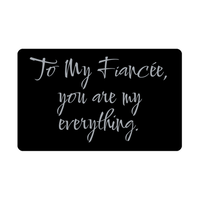 Load image into Gallery viewer, To My Fiancee you are my everything Wallet Card for Valentines Day Birthday Christmas Anniversary – front view
