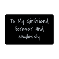 Load image into Gallery viewer, To My Girlfriend forever and endlessly Wallet Card for Valentines Day Birthday Christmas Anniversary – front view
