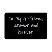 Load image into Gallery viewer, To My Girlfriend forever and forever Wallet Card for Valentines Day Birthday Christmas Anniversary – front view

