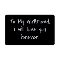 Load image into Gallery viewer, To My Girlfriend I will love you forever Wallet Card for Valentines Day Birthday Christmas Anniversary – front view
