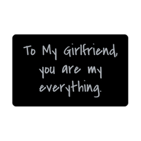 Load image into Gallery viewer, To My Girlfriend you are my everything Wallet Card for Valentines Day Birthday Christmas Anniversary – front view
