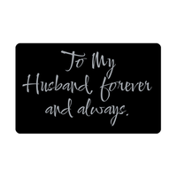 Load image into Gallery viewer, To My Husband forever and always Wallet Card for Valentines Day Birthday Christmas Anniversary – front view
