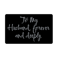 Load image into Gallery viewer, To My Husband forever and deeply Wallet Card for Valentines Day Birthday Christmas Anniversary – front view
