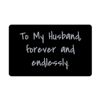 Load image into Gallery viewer, To My Husband forever and endlessly Wallet Card for Valentines Day Birthday Christmas Anniversary – front view
