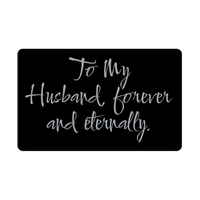 Load image into Gallery viewer, To My Husband forever and eternally Wallet Card for Valentines Day Birthday Christmas Anniversary – front view
