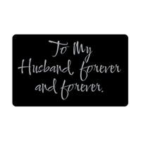 Load image into Gallery viewer, To My Husband forever and forever Wallet Card for Valentines Day Birthday Christmas Anniversary – front view
