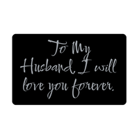 Load image into Gallery viewer, To My Husband I will love you forever Wallet Card for Valentines Day Birthday Christmas Anniversary – front view
