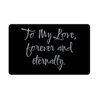 Load image into Gallery viewer, To My Love forever and eternally Wallet Card for Valentines Day Birthday Christmas Anniversary – front view
