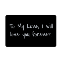 Load image into Gallery viewer, To My Love I will love you forever Wallet Card for Valentines Day Birthday Christmas Anniversary – front view
