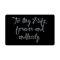 Load image into Gallery viewer, To My Wife forever and endlessly Wallet Card for Valentines Day Birthday Christmas Anniversary – front view
