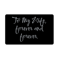 Load image into Gallery viewer, To My Wife forever and forever Wallet Card for Valentines Day Birthday Christmas Anniversary – front view
