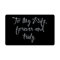 Load image into Gallery viewer, To My Wife forever and truly Wallet Card for Valentines Day Birthday Christmas Anniversary – front view
