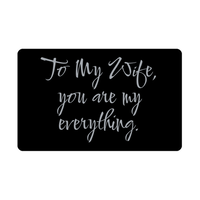 Load image into Gallery viewer, To My Wife you are my everything Wallet Card for Valentines Day Birthday Christmas Anniversary – front view
