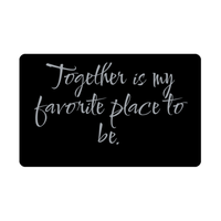 Load image into Gallery viewer, Together is my favorite place to be Wallet Card for Valentines Day Birthday Christmas Anniversary – front view
